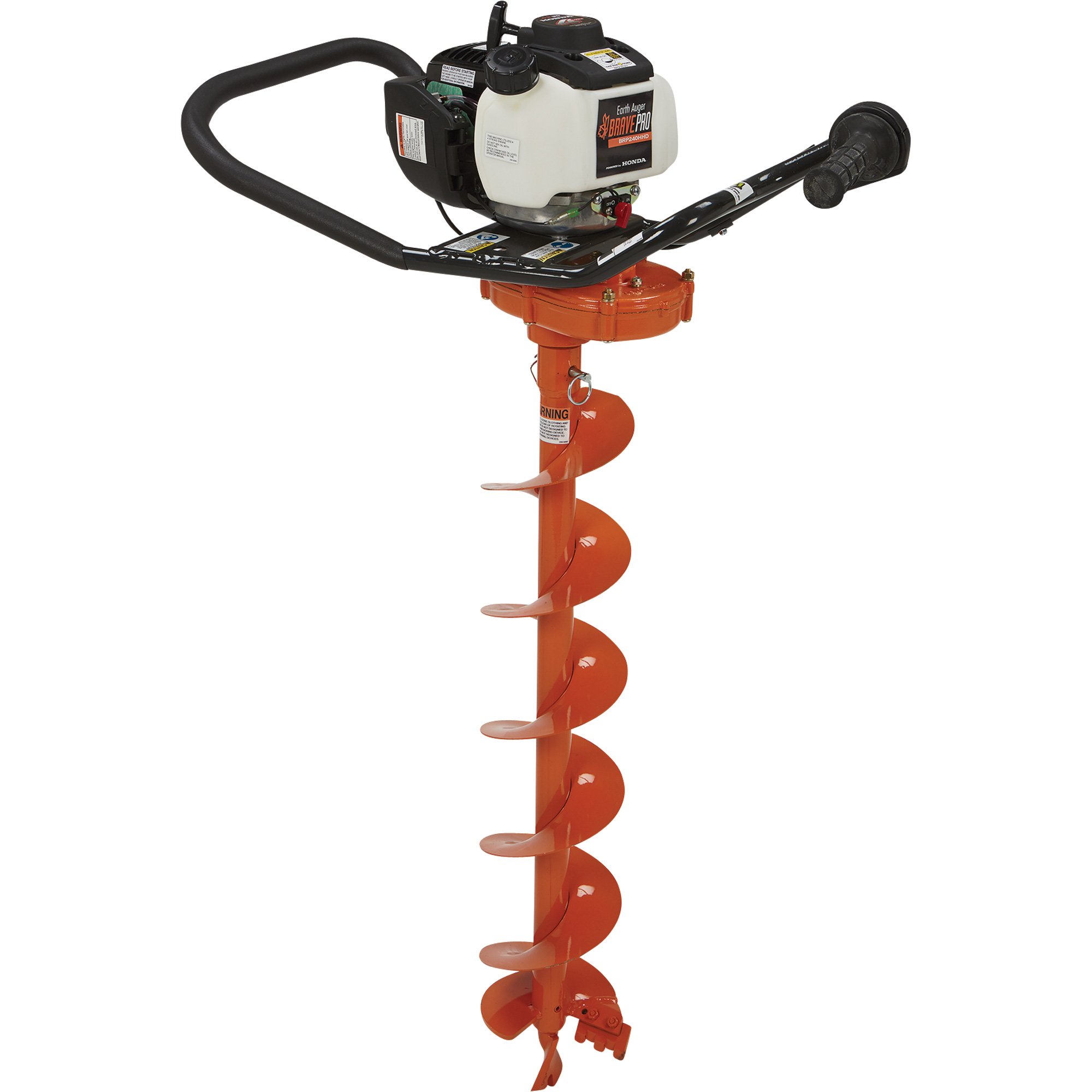 BravePro Honda-Powered Commercial-Quality Earth Auger Powerhead — Model# BRP240HHD